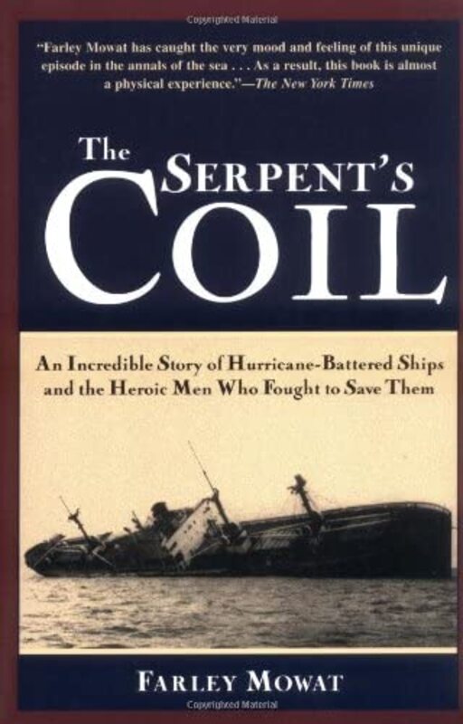 Book cover for "The Serpent's Coil" by Farley Mowat