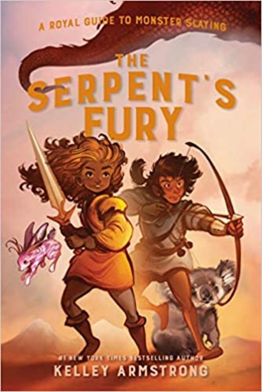 Book cover for "The Serpent's Fury" by Kelley Armstrong