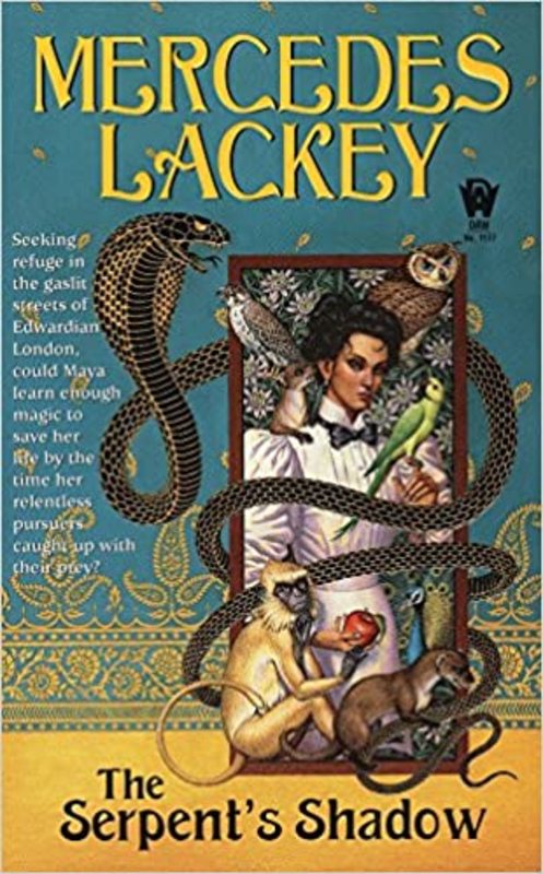 Book cover for "The Serpent's Shadow" by Mercedes Lackey