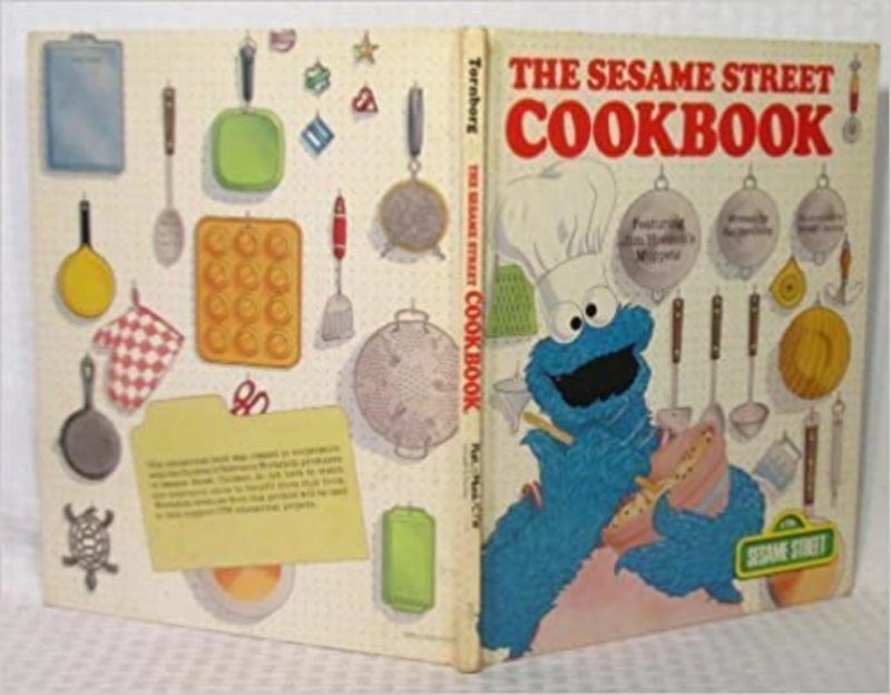 Book cover for "The Sesame Street Cookbook" by Robert Dennis