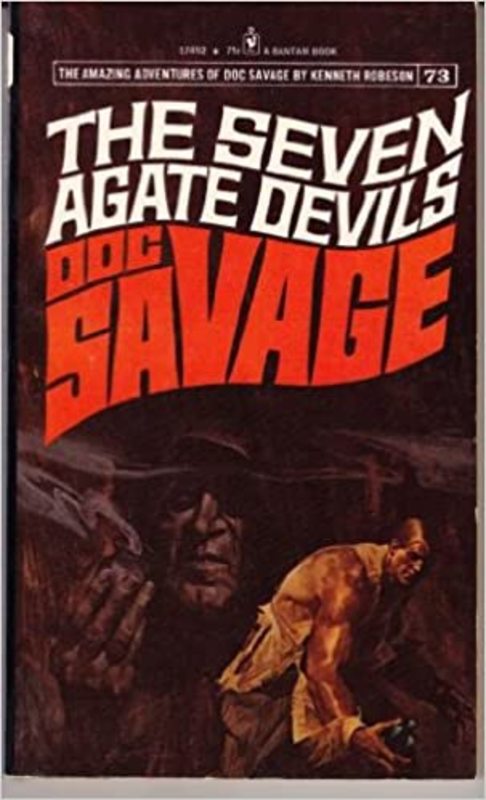 Book cover for "The Seven Agate Devils" by Lester Dent