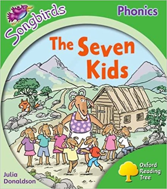 Book cover for "The Seven Kids" by Julia Donaldson