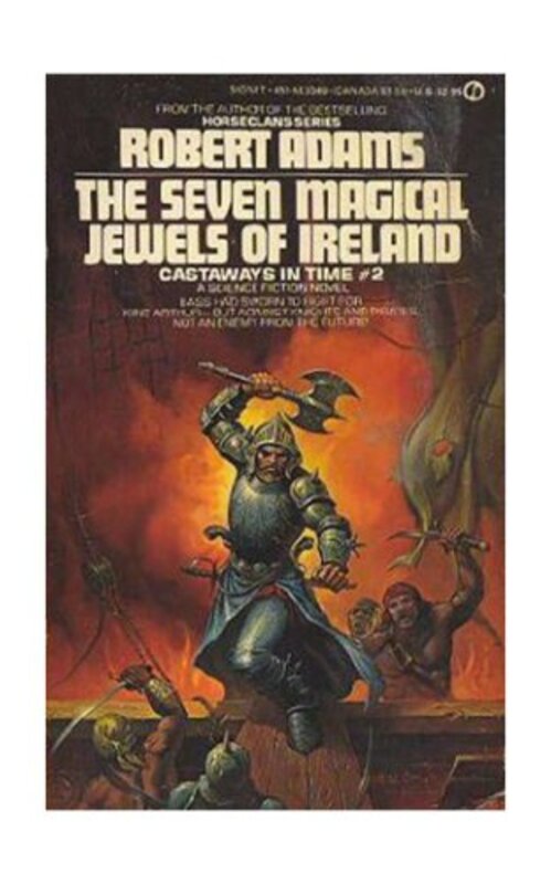 Book cover for "The Seven Magical Jewels of Ireland" by Robert Adams