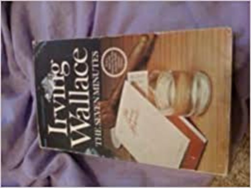 Book cover for "The Seven Minutes" by Irving Wallace