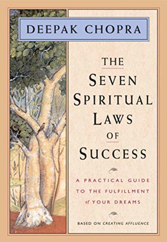 Book cover for "The Seven Spiritual Laws of Success" by Deepak Chopra