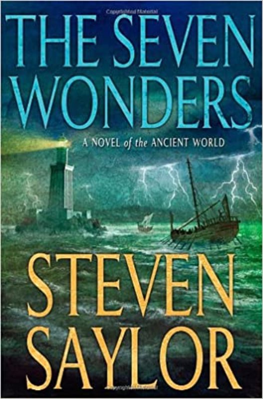 Book cover for "The Seven Wonders" by Steven Saylor