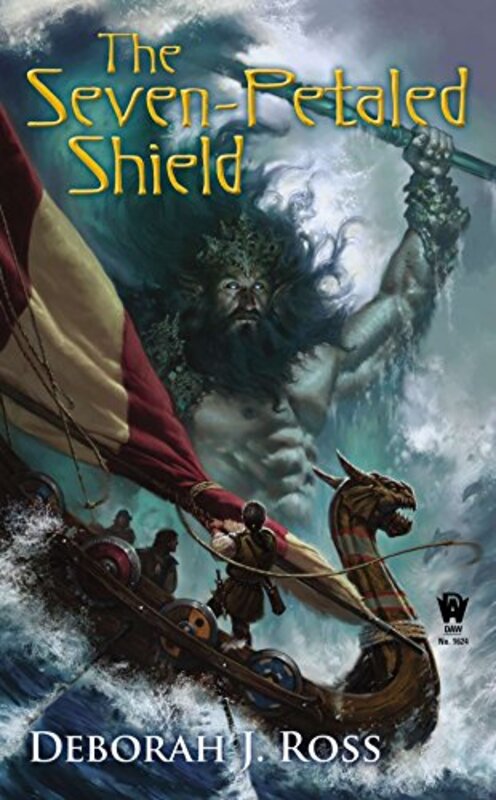 Book cover for "The Seven-Petaled Shield" by Deborah J Ross