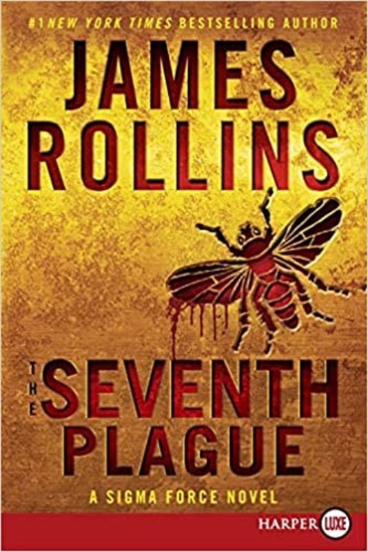 Book cover for "The Seventh Plague" by James Rollins