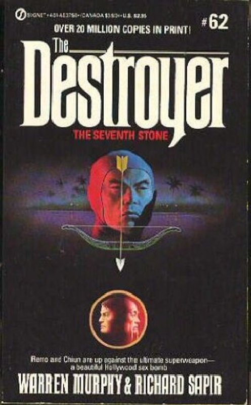 Book cover for "The Seventh Stone" by Warren Murphy