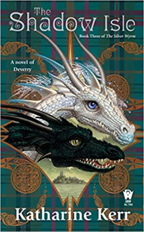 Book cover for "The Shadow Isle" by Katharine Kerr
