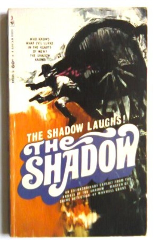 Book cover for "The Shadow Laughs!" by Maxwell Grant