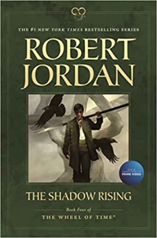 Book cover for "The Shadow Rising" by Robert Jordan