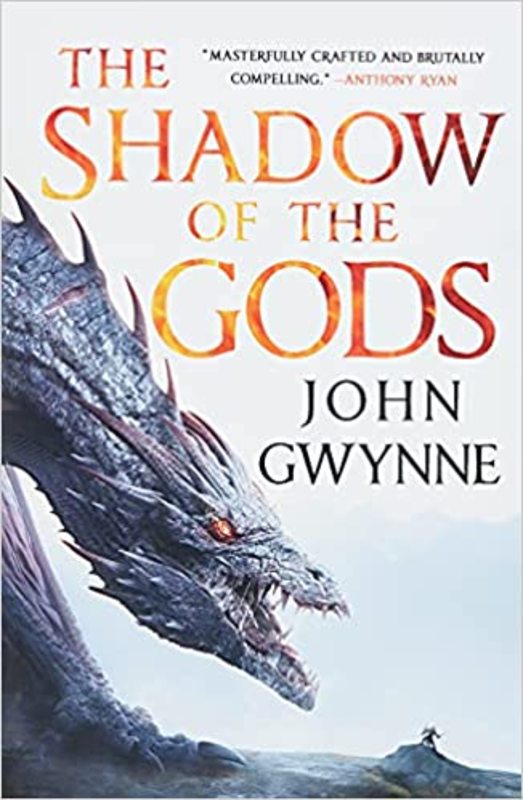 Book cover for "The Shadow of the Gods" by John Gwynne