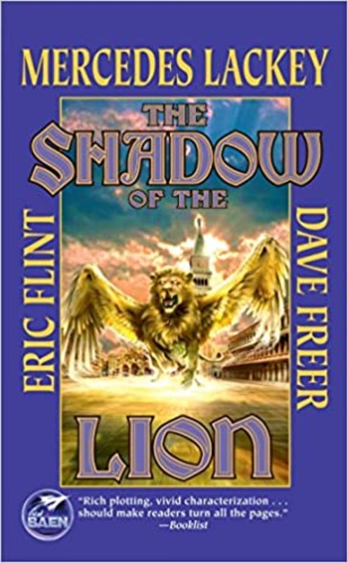 Book cover for "The Shadow of the Lion" by Mercedes Lackey