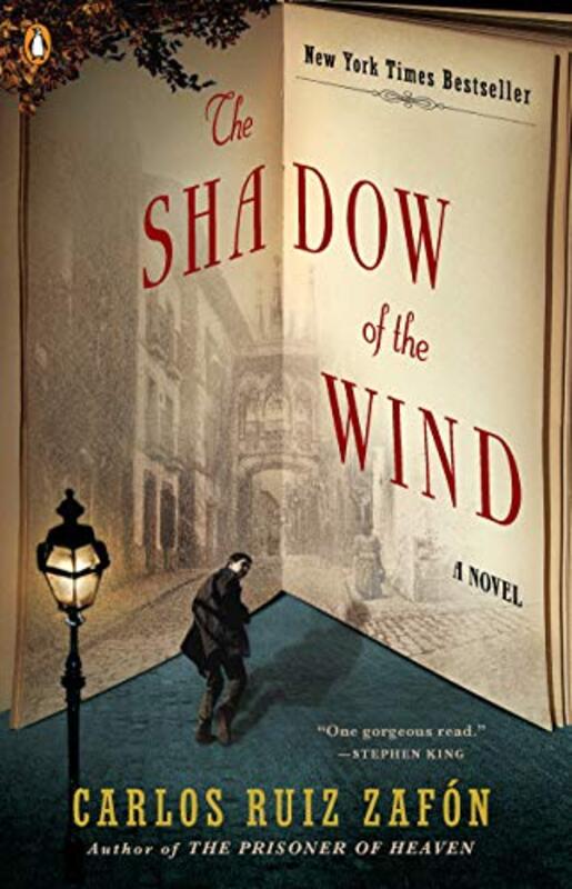 Book cover for "The Shadow of the Wind" by Carlos Ruiz Zafón