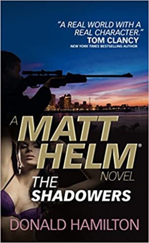 Book cover for "The Shadowers" by Donald Hamilton