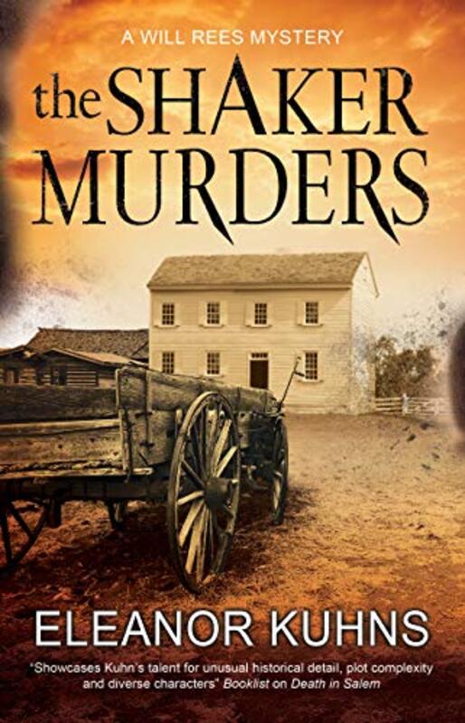 Book cover for "The Shaker Murders" by Eleanor Kuhns