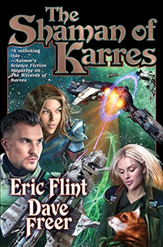 Book cover for "The Shaman of Karres" by Eric Flint