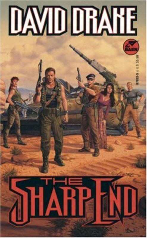 Book cover for "The Sharp End" by David Drake