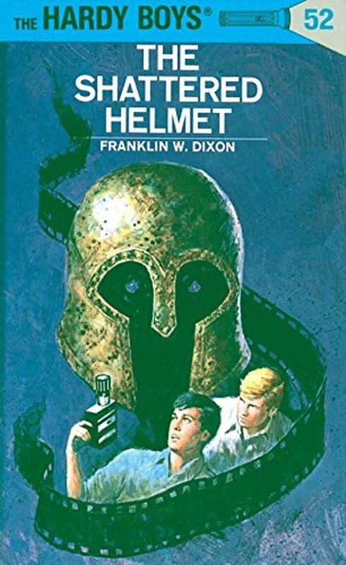 Book cover for "The Shattered Helmet" by Franklin W Dixon