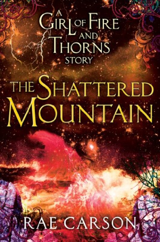 Book cover for "The Shattered Mountain" by Rae Carson