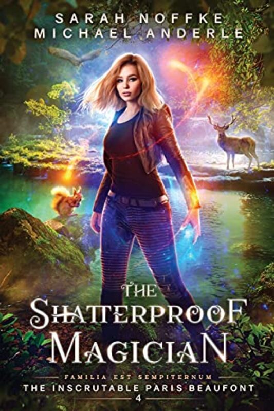Book cover for "The Shatterproof Magician" by Sarah Noffke