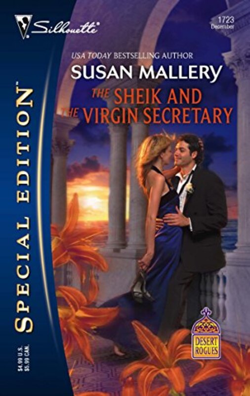Book cover for "The Sheik and the Virgin Secretary" by Susan Mallery