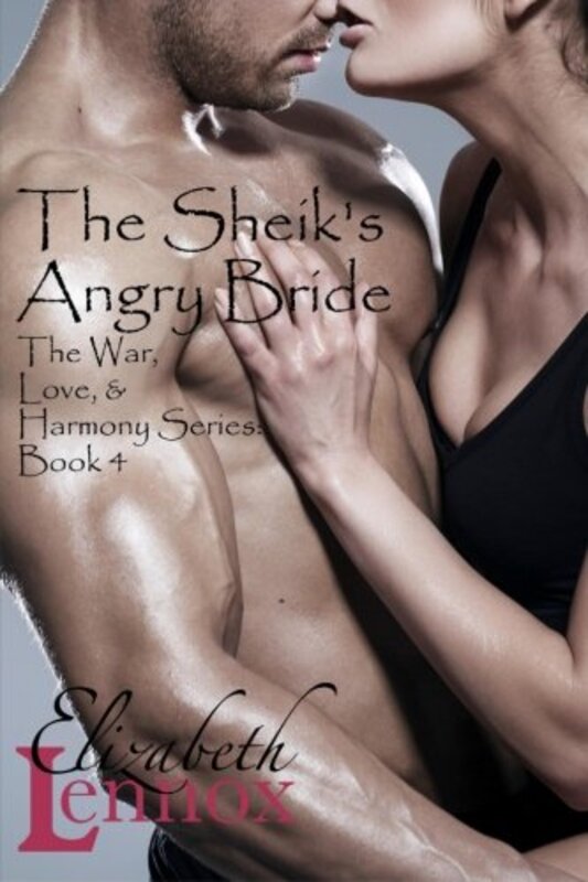 Book cover for "The Sheik's Angry Bride" by Elizabeth Lennox