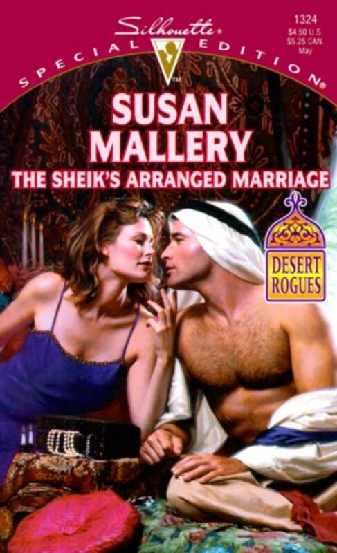 Book cover for "The Sheik's Arranged Marriage" by Susan Mallery