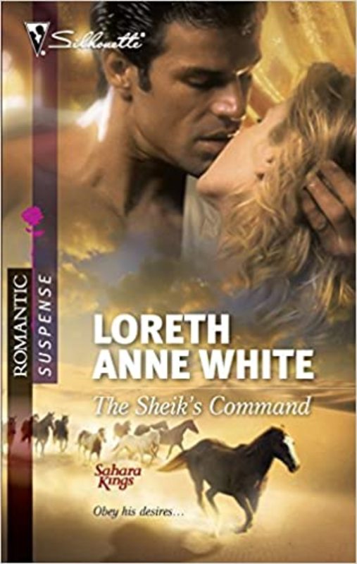 Book cover for "The Sheik's Command" by Loreth Anne White