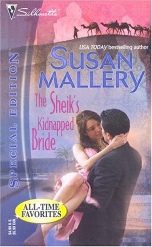 Book cover for "The Sheik's Kidnapped Bride" by Susan Mallery