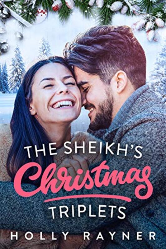 Book cover for "The Sheikh's Christmas Triplets" by Holly Rayner