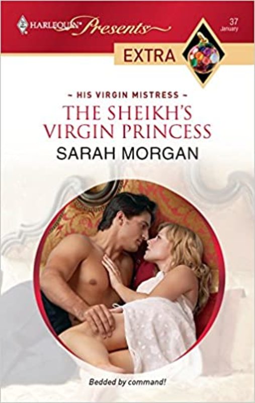 Book cover for "The Sheikh's Virgin Princess" by Sarah Morgan