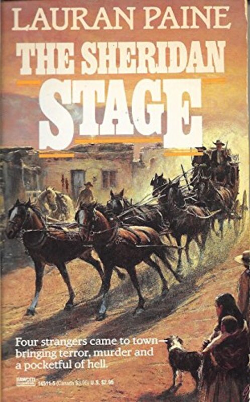 Book cover for "The Sheridan Stage" by Lauran Paine