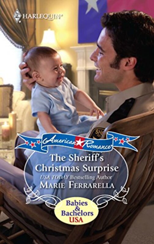 Book cover for "The Sheriff's Christmas Surprise" by Marie Ferrarella