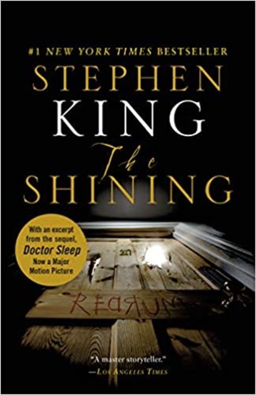 Book cover for "The Shining" by Stephen King