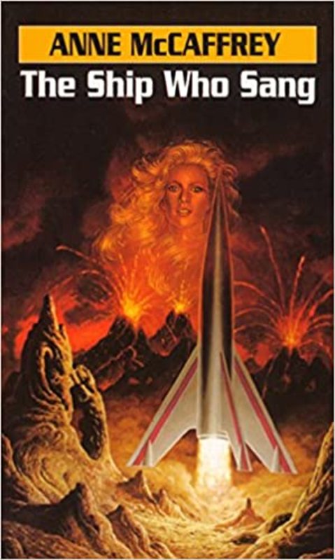Book cover for "The Ship Who Sang" by Anne McCaffrey