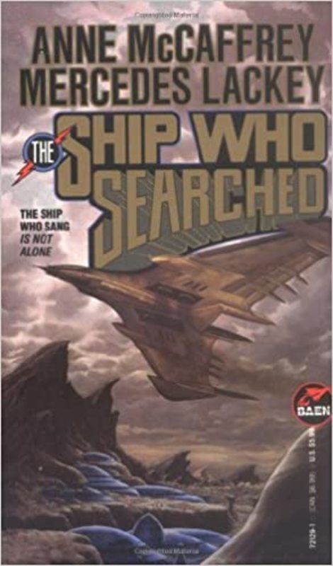 Book cover for "The Ship Who Searched" by Anne McCaffrey