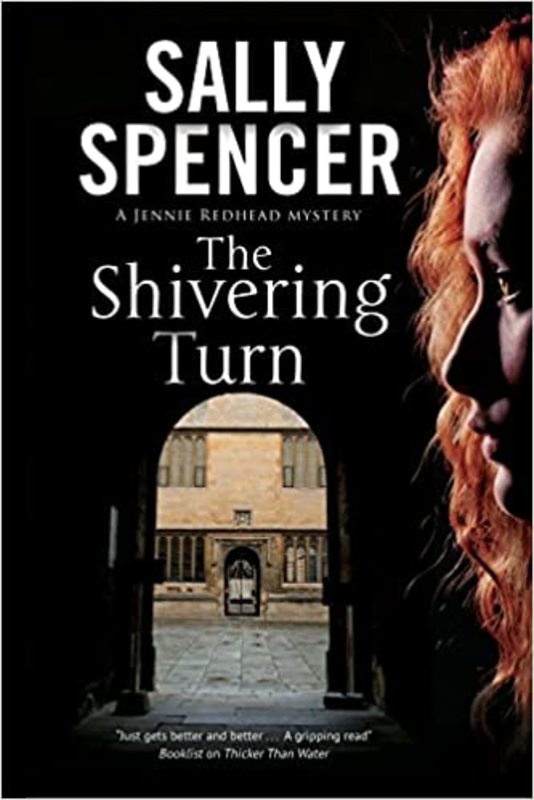 Book cover for "The Shivering Turn" by Sally Spencer