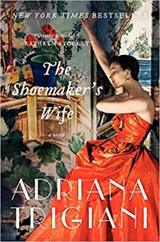 Book cover for "The Shoemaker's Wife" by Adriana Trigiani