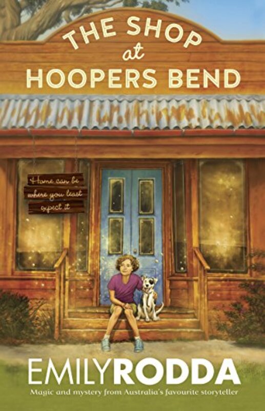 Book cover for "The Shop at Hoopers Bend" by Emily Rodda