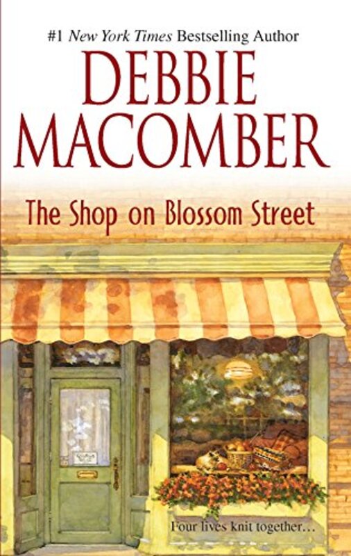 Book cover for "The Shop on Blossom Street" by Debbie Macomber
