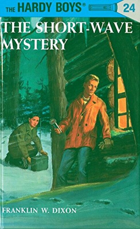 Book cover for "The Short-Wave Mystery" by Franklin W Dixon