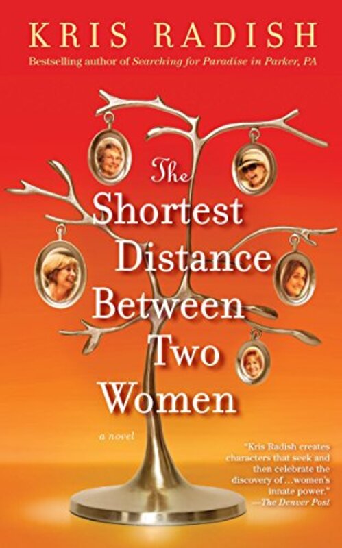 Book cover for "The Shortest Distance Between Two Women" by Kris Radish