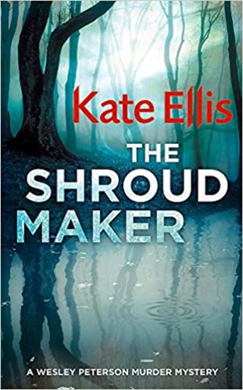 Book cover for "The Shroud Maker" by Kate Ellis