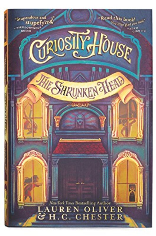 Book cover for "The Shrunken Head" by Lauren Oliver