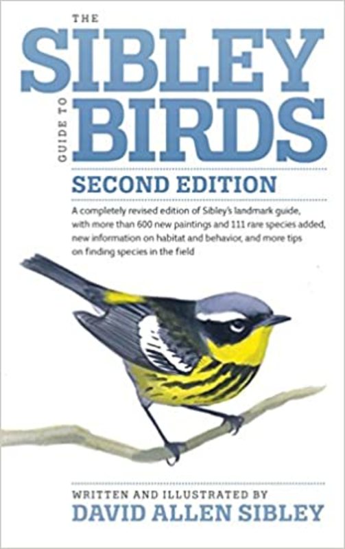 Book cover for "The Sibley Guide to Birds" by David Allen Sibley