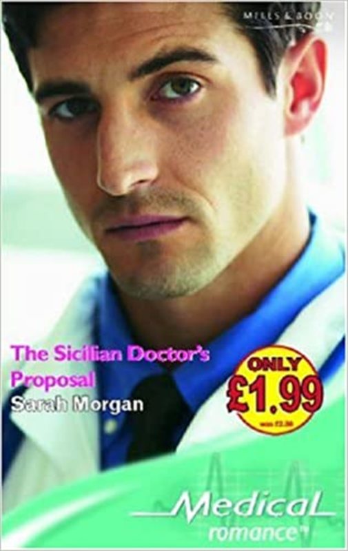 Book cover for "The Sicilian Doctor's Proposal" by Sarah Morgan