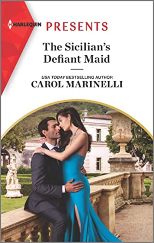 Book cover for "The Sicilian's Defiant Maid" by Carol Marinelli