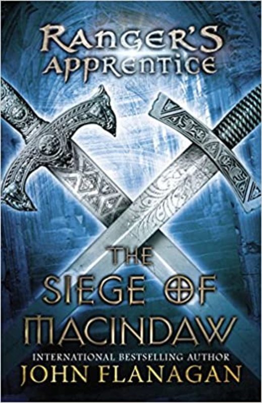 Book cover for "The Siege of Macindaw" by John Flanagan